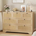 7 Drawer Wooden Dresser for Bedroom, Farmhouse Modern Dressers & Chests of Drawers, for Closet, Living Room, Entryway, Hallway