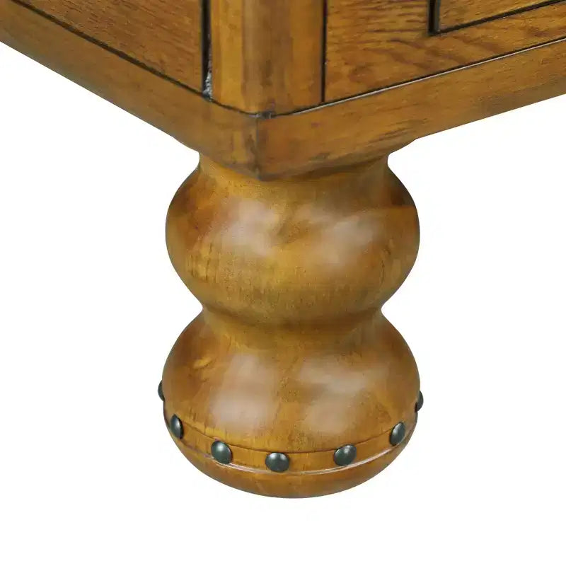 Table basse rétro en bois massif