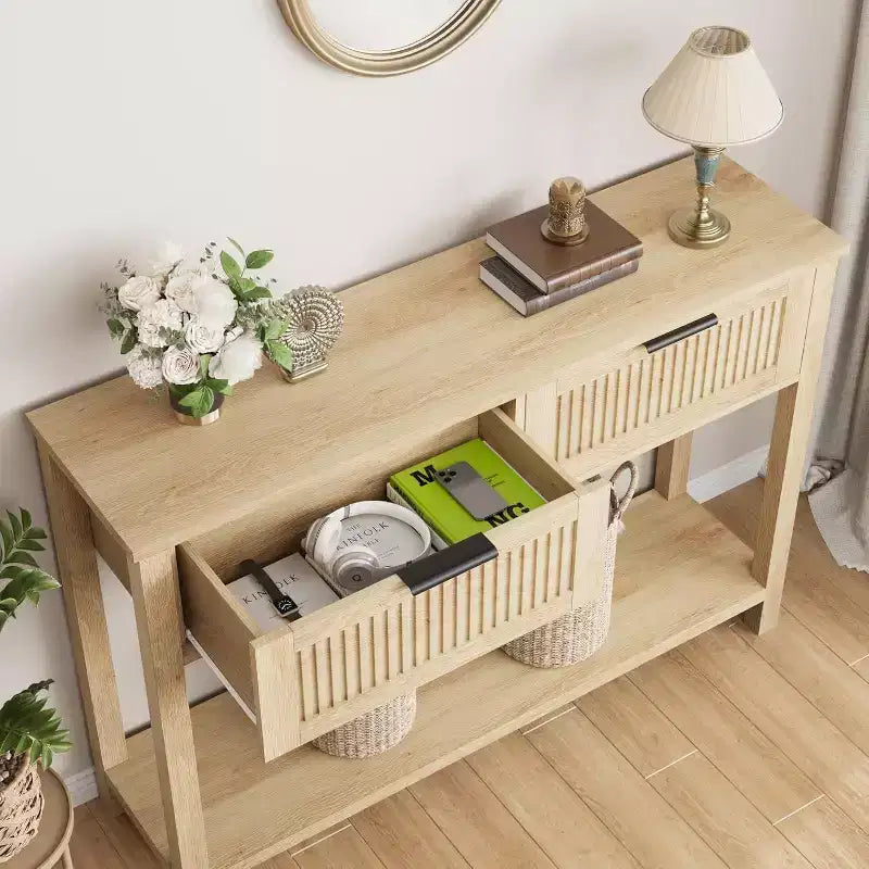 Console encastrée pour entrée