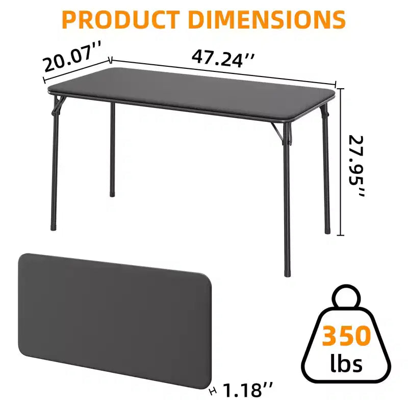 Table pliante rectangulaire