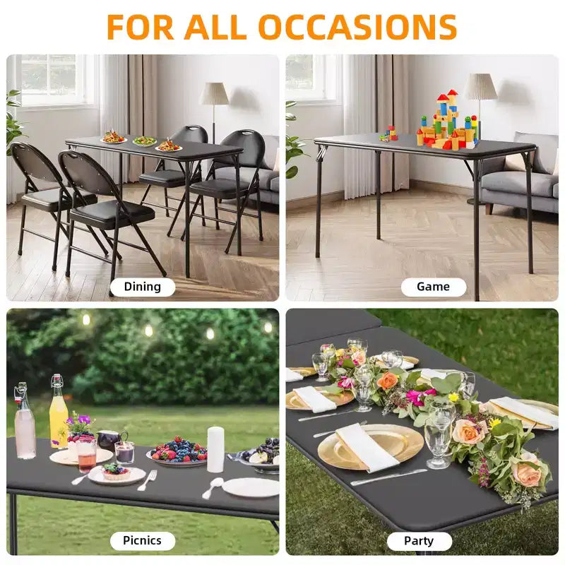 Table pliante rectangulaire