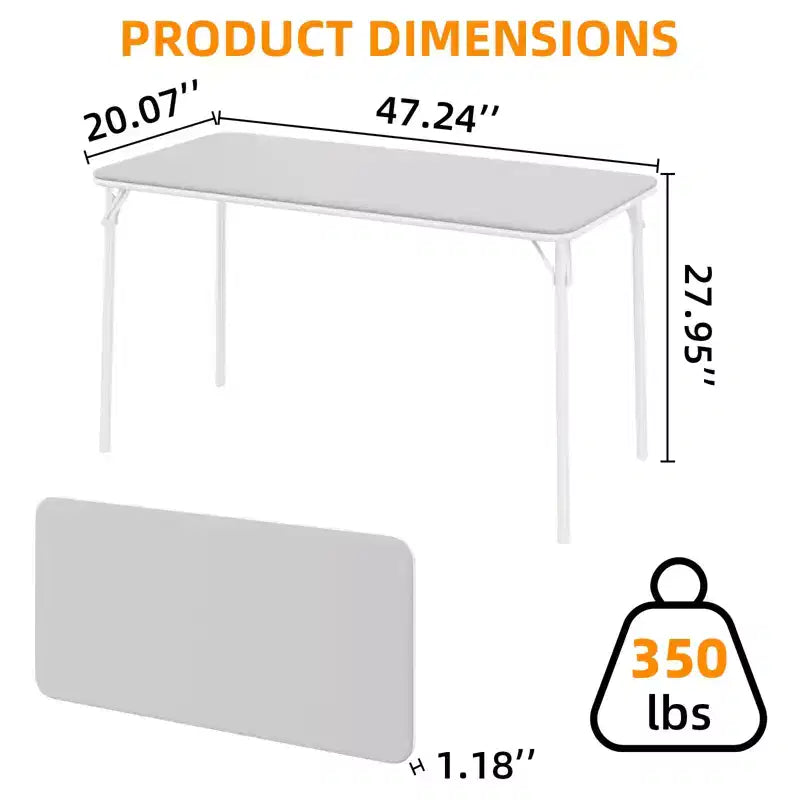 Table pliante rectangulaire