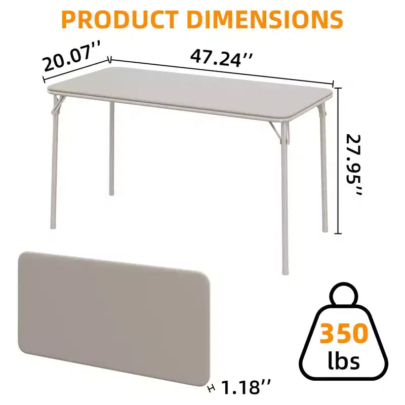 Table pliante rectangulaire
