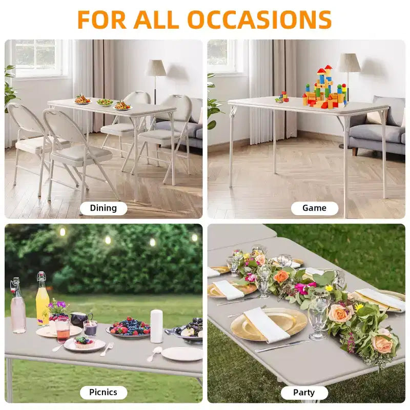 Table pliante rectangulaire