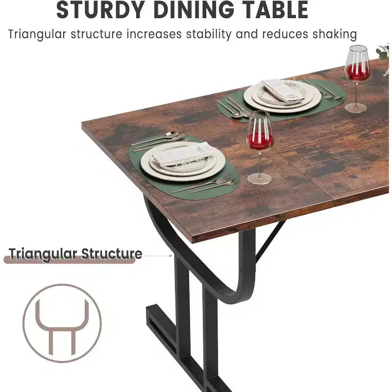 Table à manger de style ferme