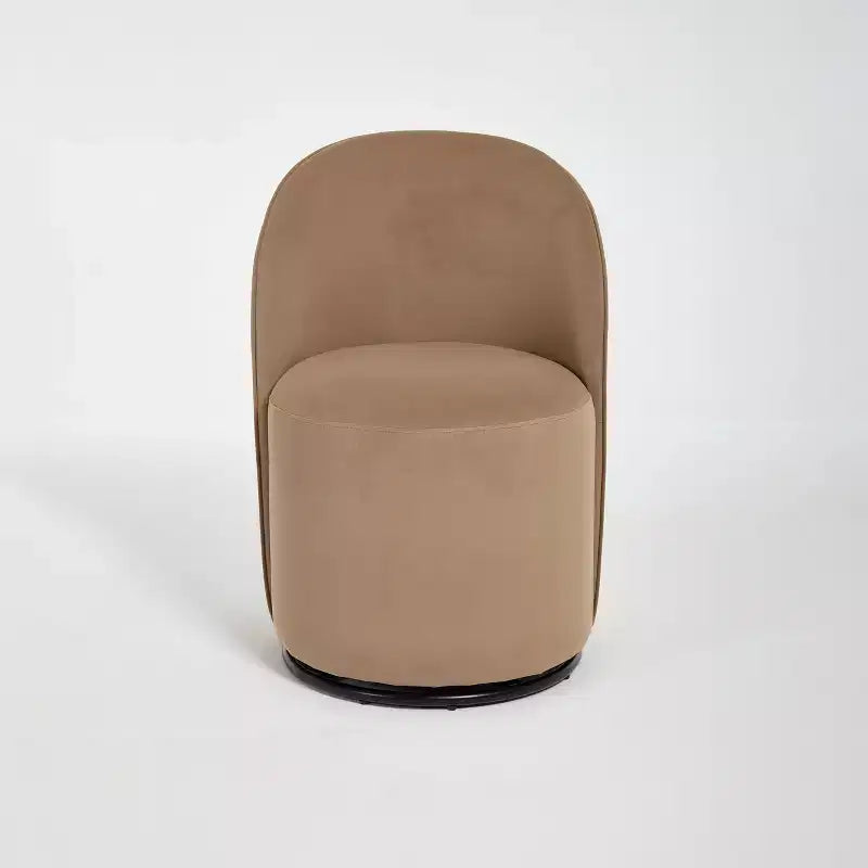 Fauteuil pivotant moderne en velours