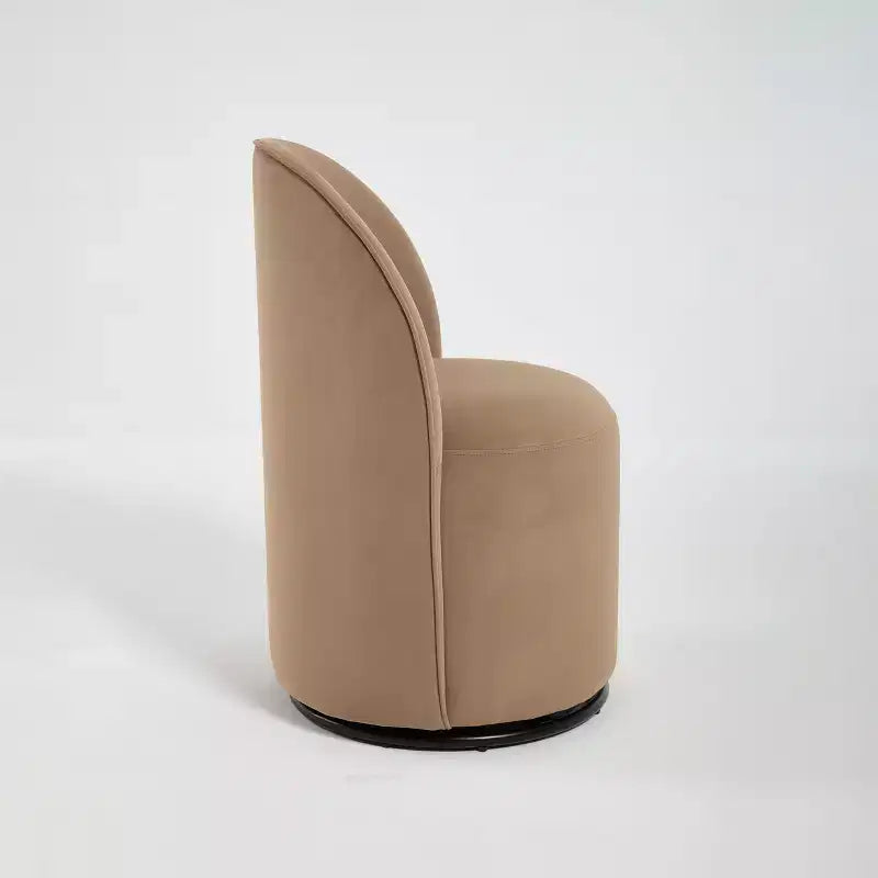 Fauteuil pivotant moderne en velours