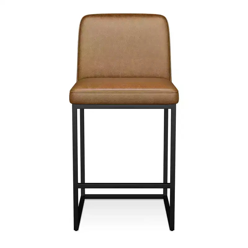 Chaise d'îlot de cuisine en similicuir