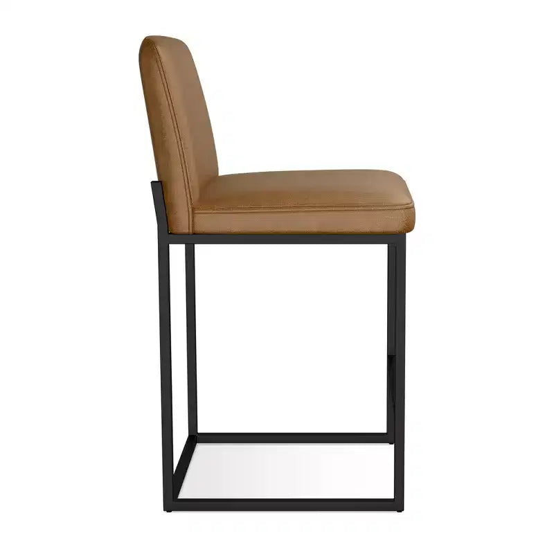Chaise d'îlot de cuisine en similicuir
