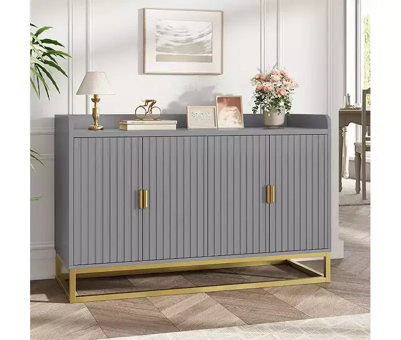 Armoire latérale encastrée avec meuble de rangement