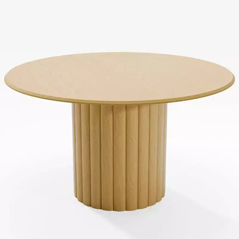 Table à manger ronde en bois