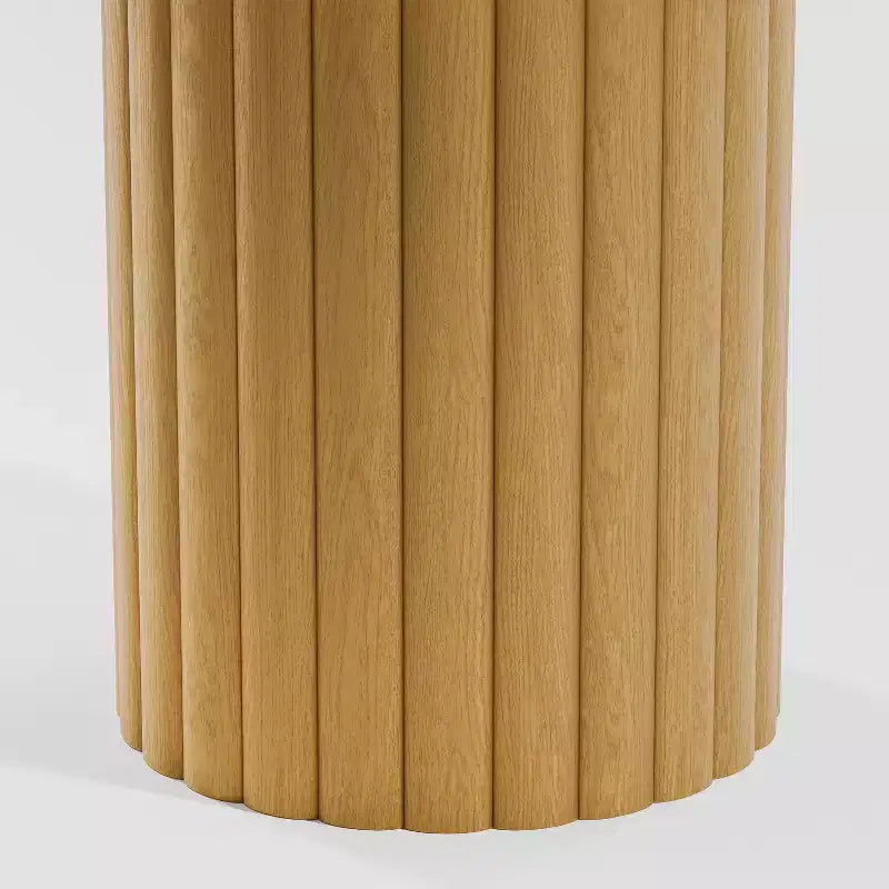 Table à manger ronde en bois