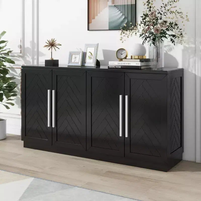 Étagère réglable poignées décoratives armoire