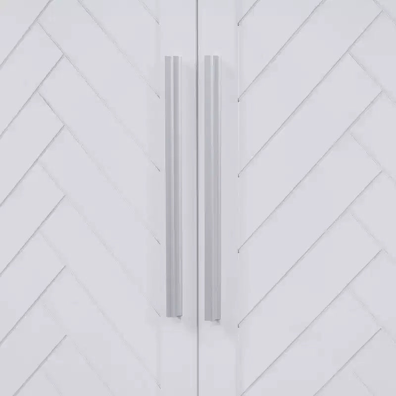 Étagère réglable poignées décoratives armoire