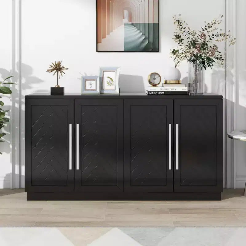 Étagère réglable poignées décoratives armoire