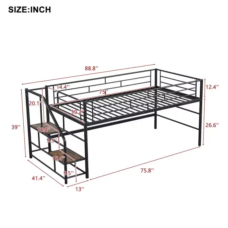 Lit mezzanine simple