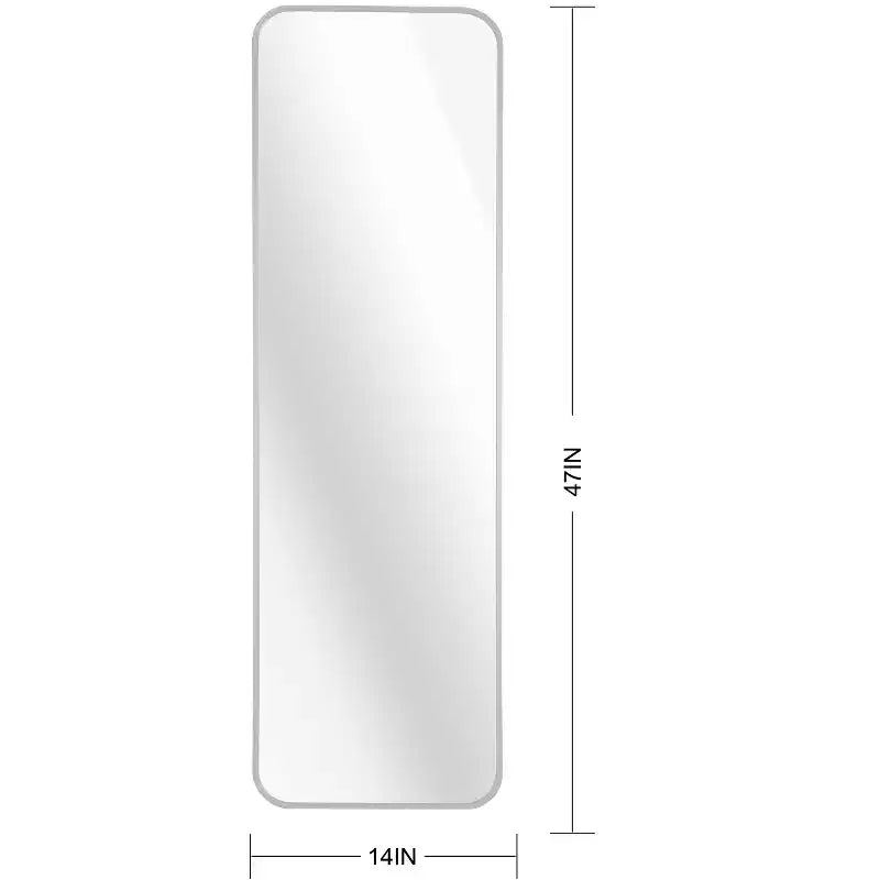 Miroir pleine longueur en alliage d'aluminium