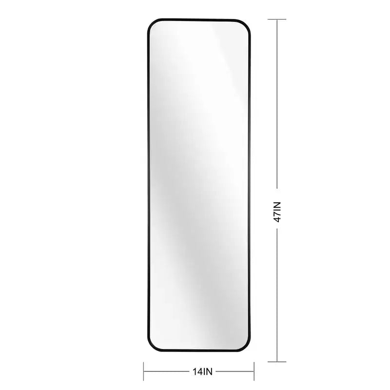 Miroir pleine longueur en alliage d'aluminium
