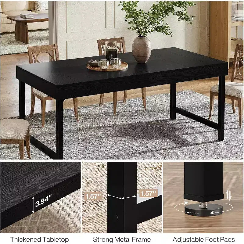 Table de salle à manger rectangulaire