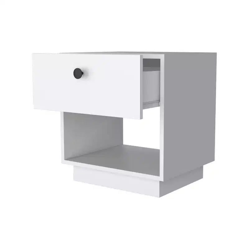 Table de chevet à tiroir unique, élégante et pratique