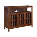 Big Sur Deluxe Storage Cabinets and Shelf TV Stand for TVs up to 48 - Breighton Home